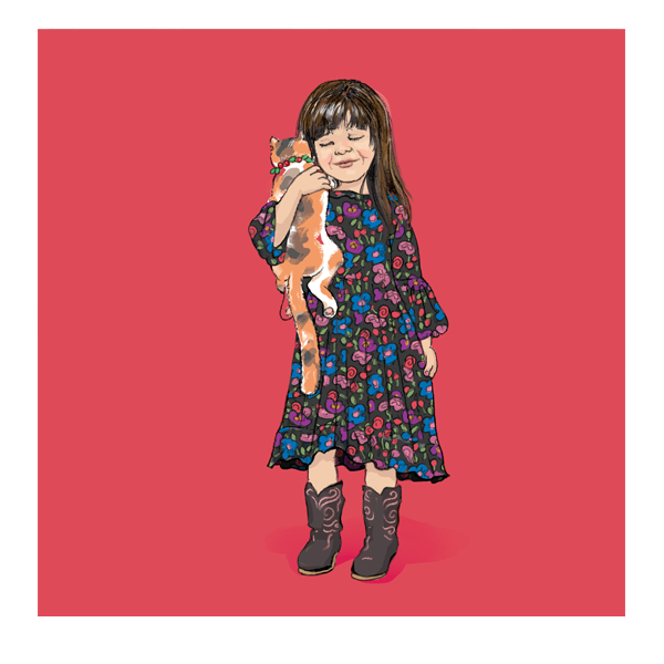 a drawing of Whilamena